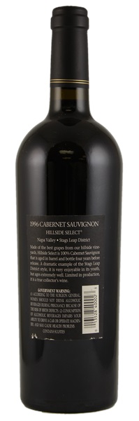 1996 Shafer Vineyards Hillside Select Cabernet Sauvignon, 750ml
