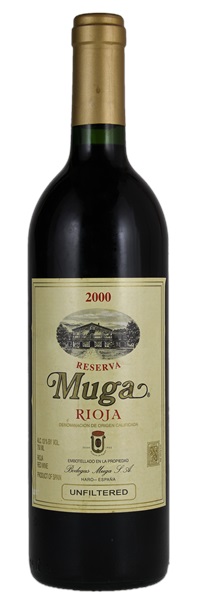 2000 Bodegas Muga Rioja Reserva, 750ml