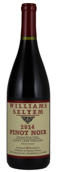 2014 Williams Selyem Olivet Lane Vineyard Pinot Noir, 750ml