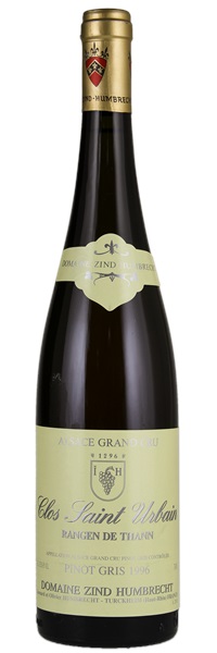 1996 Zind-Humbrecht Pinot Gris Rangen de Thann Clos St. Urbain, 750ml