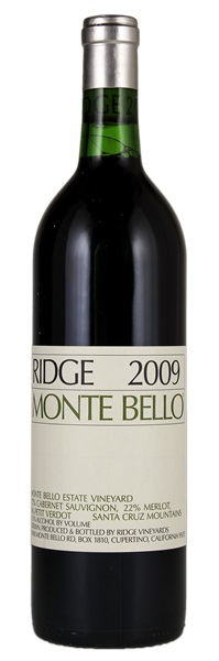 2009 Ridge Monte Bello, 750ml