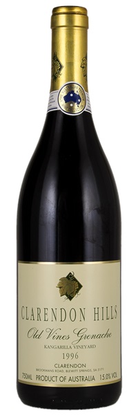 1996 Clarendon Hills Kangarilla Vineyard Old Vines Grenache, 750ml