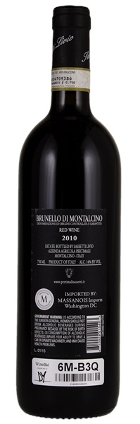 2010 Pertimali Brunello di Montalcino Sassetti Livio, 750ml