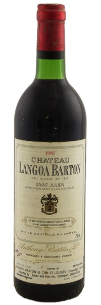 1981 Château Langoa-Barton, 750ml