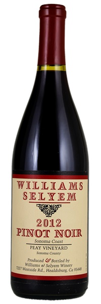 2012 Williams Selyem Peay Vineyard Pinot Noir, 750ml