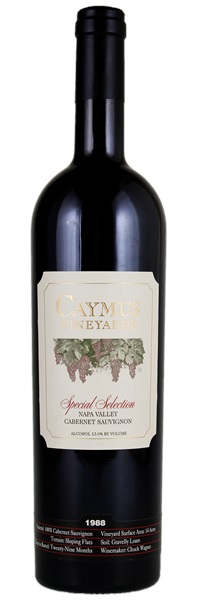 1988 Caymus Special Selection Cabernet Sauvignon, 750ml