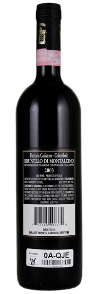 2003 Casisano Colombaio Brunello di Montalcino, 750ml