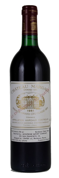 1981 Château Margaux, 750ml