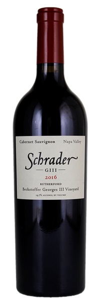 2016 Schrader Beckstoffer Georges III Vineyard Cabernet Sauvignon, 750ml