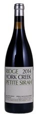 2014 Ridge York Creek Petite Sirah ATP