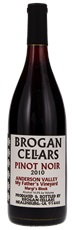 2010 Brogan Cellars My Fathers Vineyard Margis Block Pinot Noir