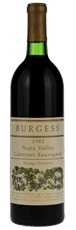 1982 Burgess Vintage Selection Cabernet Sauvignon