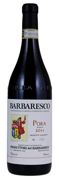 2014 Produttori del Barbaresco Barbaresco Pora Riserva, 750ml