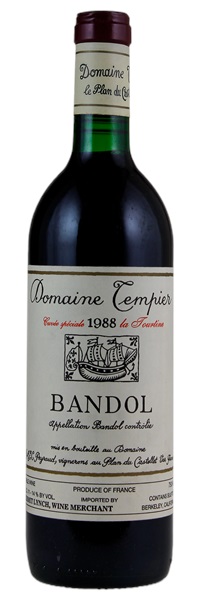 1988 Domaine Tempier Bandol Tourtine, 750ml