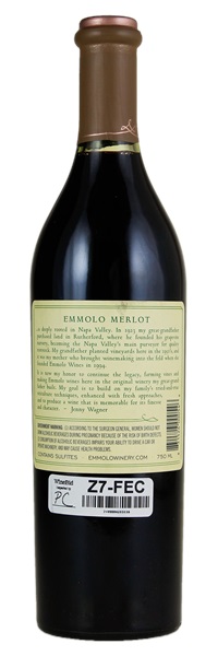 2012 Emmolo Merlot, 750ml