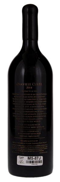 2014 Oakville Winegrowers Oakville Cuvee Cabernet Sauvignon, 1.5ltr