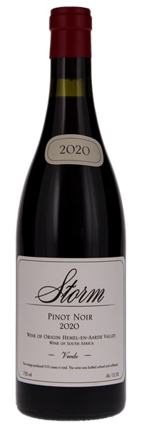 2020 Storm Wines Vrede Pinot Noir, 750ml