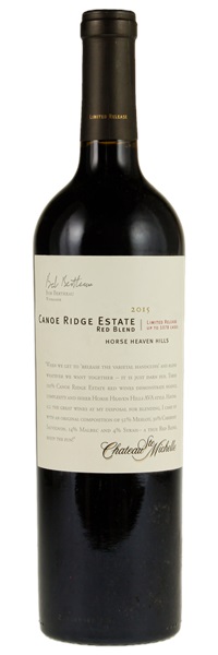 2015 Chateau Ste. Michelle Canoe Ridge Limited Release Red, 750ml