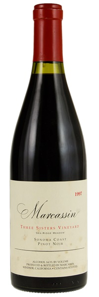 1997 Marcassin Three Sisters Vineyard Sea Ridge Meadow Pinot Noir, 750ml