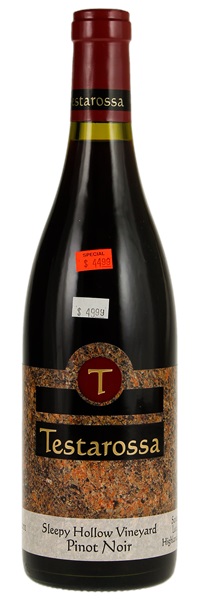 2001 Testarossa Sleepy Hollow Pinot Noir, 750ml