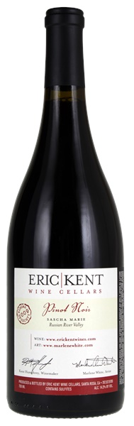 2009 Eric Kent Wine Cellars Sascha Marie Pinot Noir, 750ml