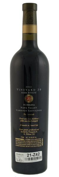 2012 Vineyard 29 Aida Cabernet Sauvignon, 750ml