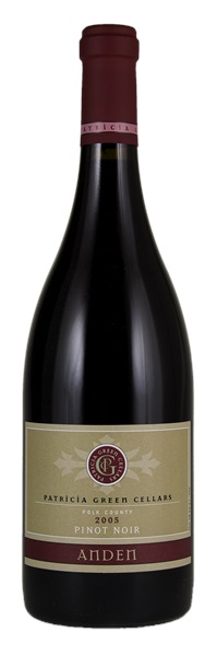 2005 Patricia Green Anden Vineyard Pinot Noir, 750ml