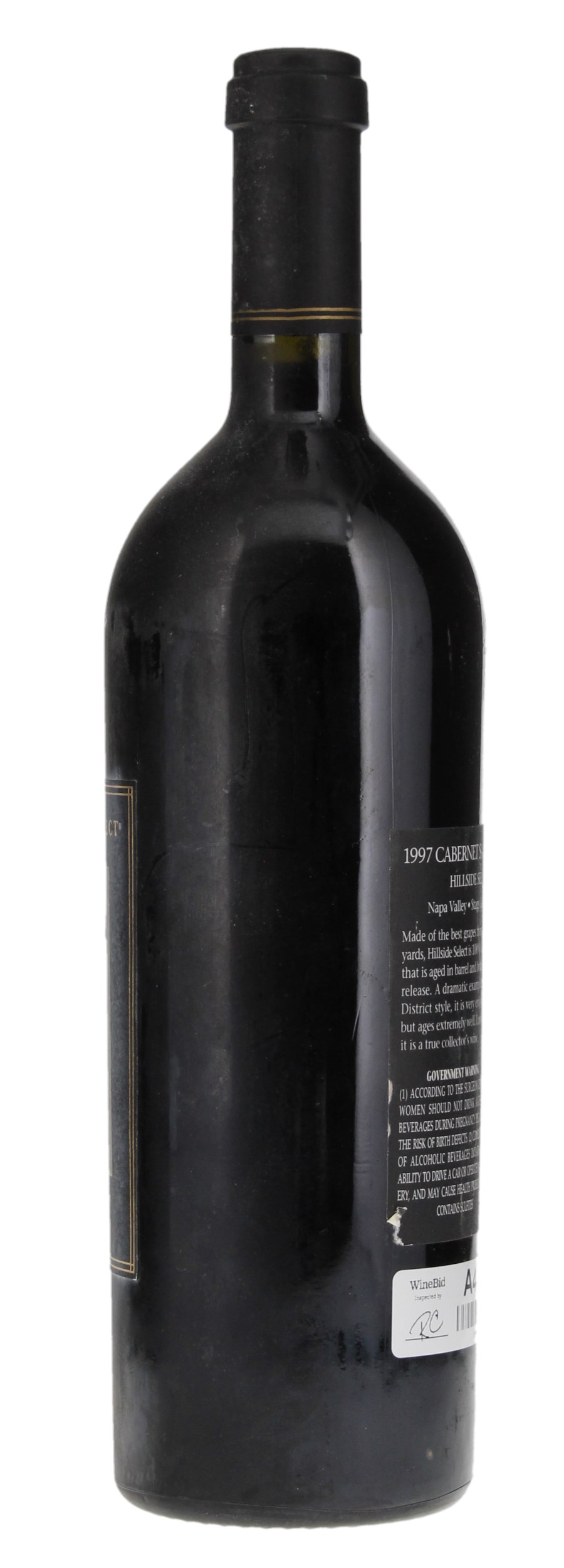 1997 Shafer Vineyards Hillside Select Cabernet Sauvignon, 750ml