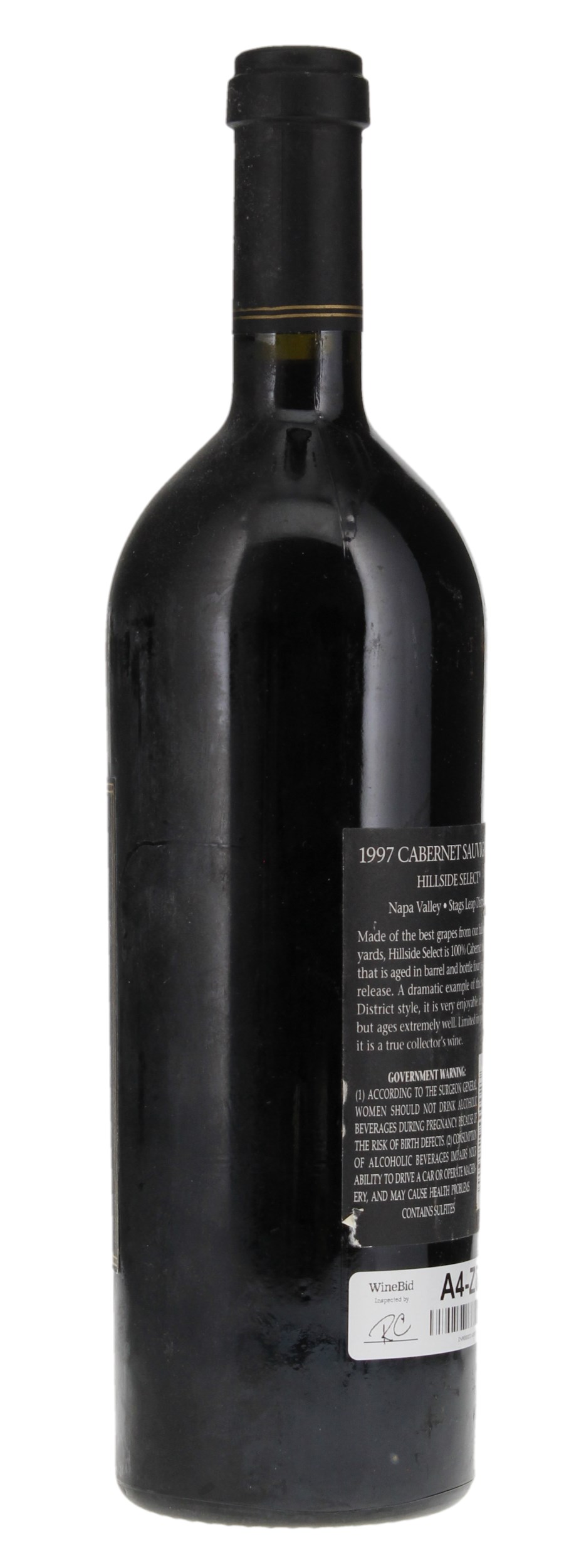 1997 Shafer Vineyards Hillside Select Cabernet Sauvignon, 750ml
