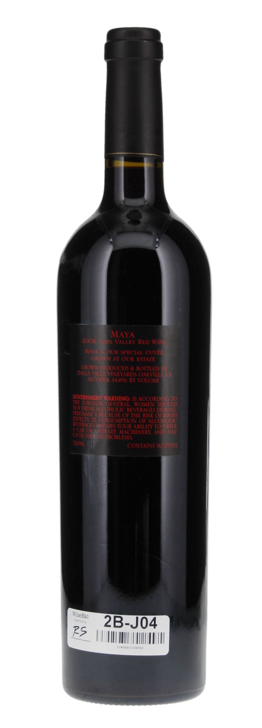 2008 Dalla Valle Maya, 750ml