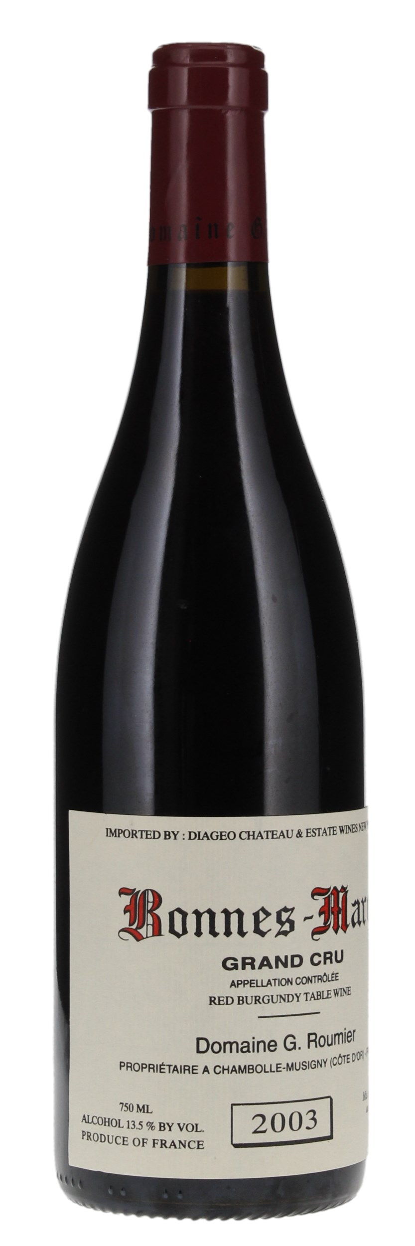 2003 Domaine Georges Roumier Bonnes Mares, 750ml