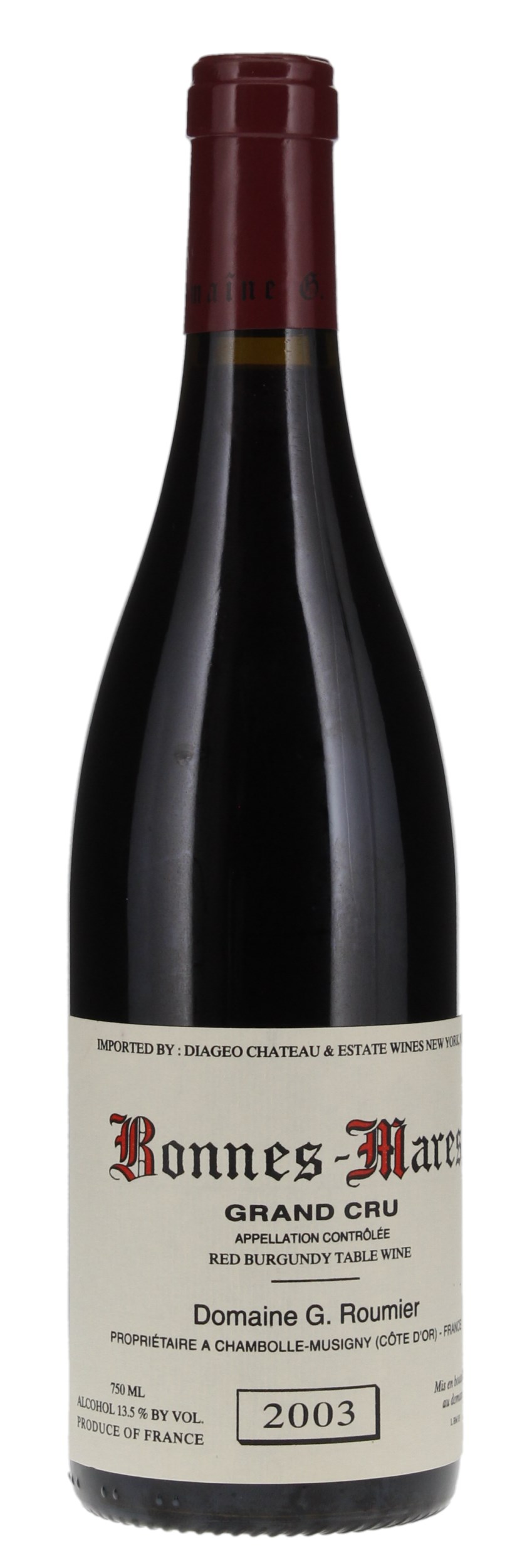2003 Domaine Georges Roumier Bonnes Mares, 750ml