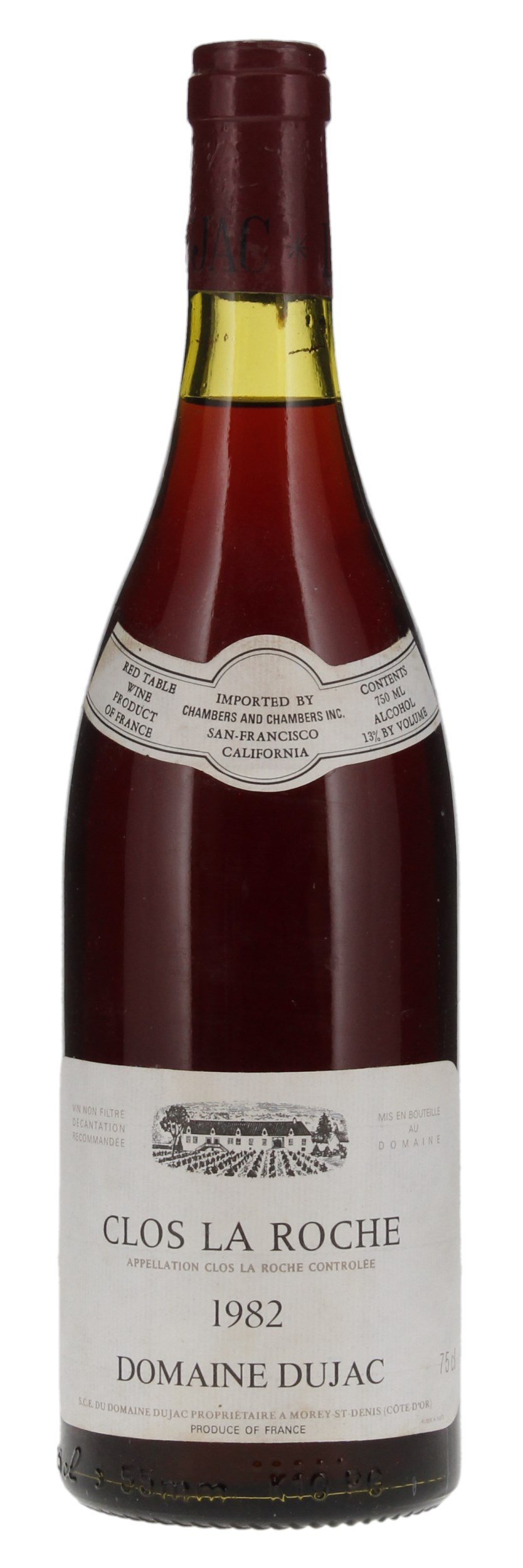 1982 Domaine Dujac Clos de la Roche, 750ml