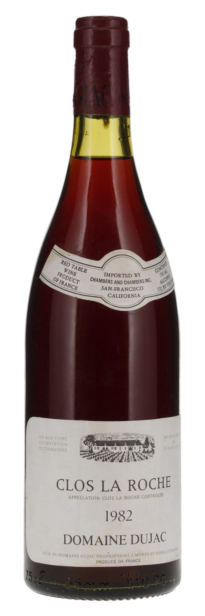 1982 Domaine Dujac Clos de la Roche, 750ml