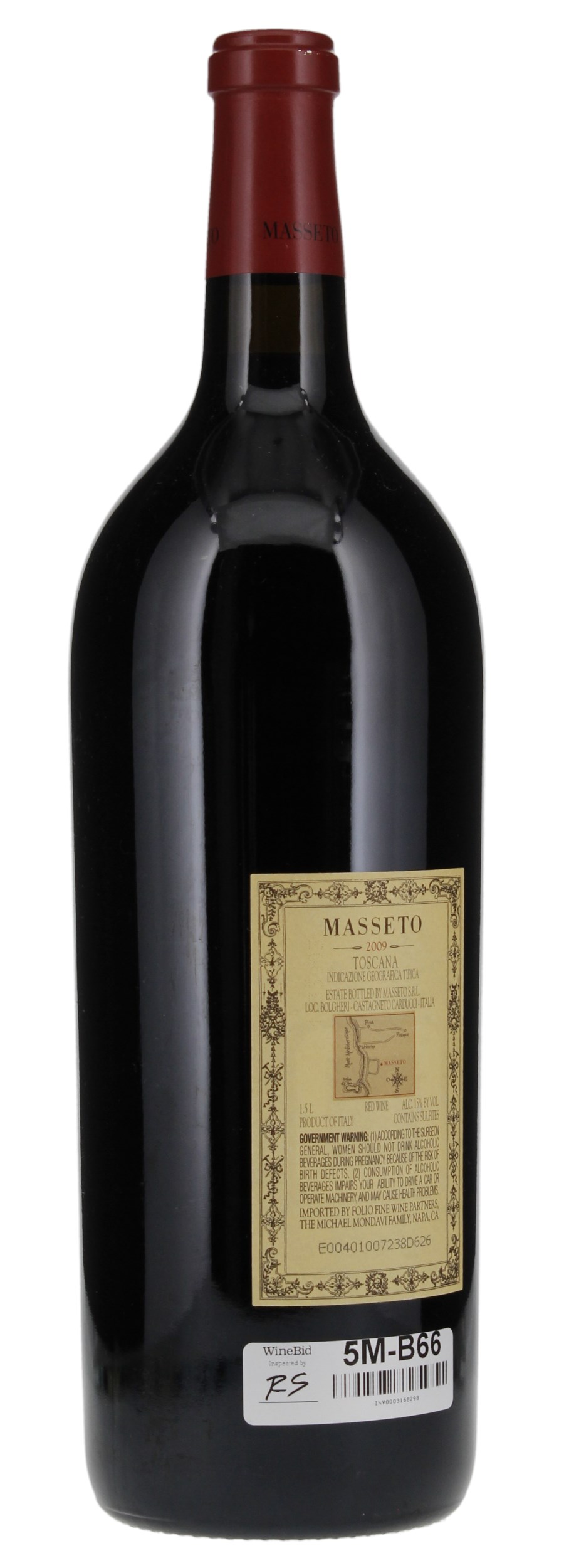2009 Tenuta Dell'Ornellaia Masseto, 1.5ltr