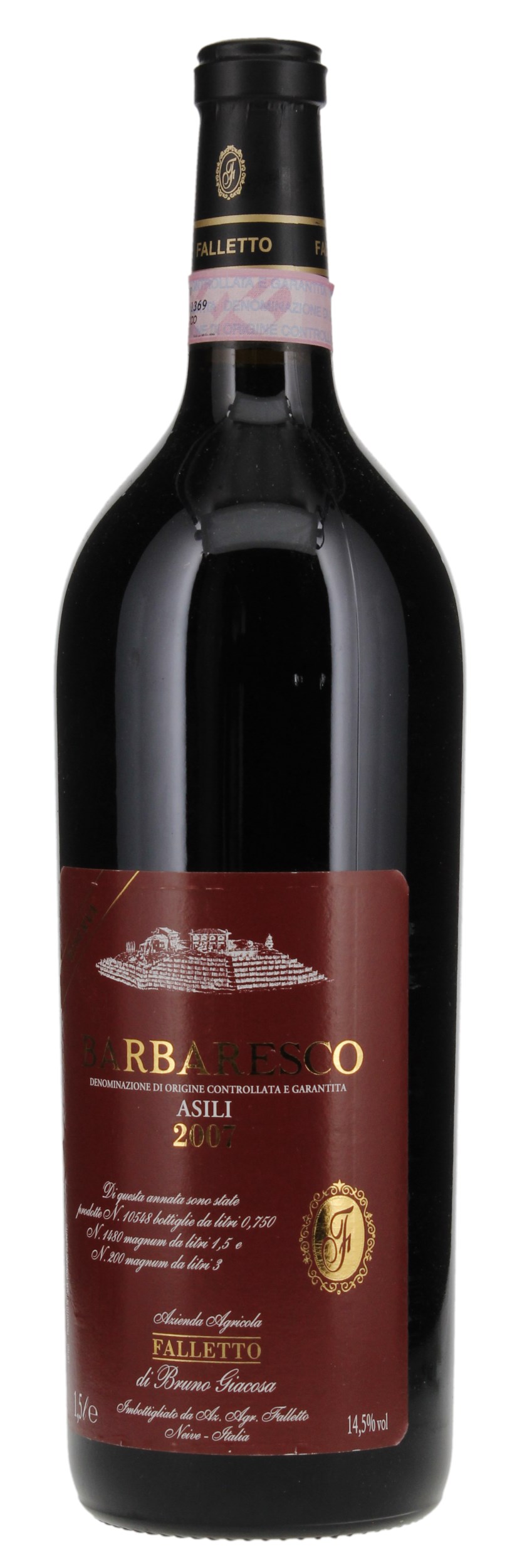 2007 Bruno Giacosa Barbaresco Falletto Asili Riserva, 1.5ltr