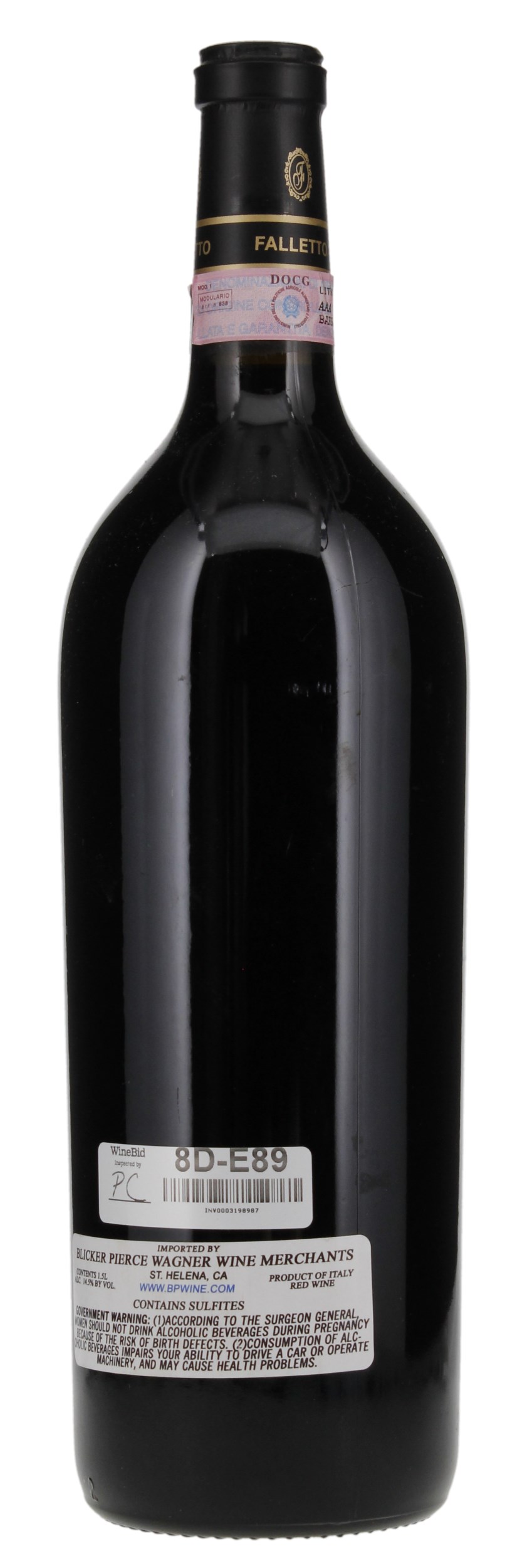 2007 Bruno Giacosa Barbaresco Falletto Asili Riserva, 1.5ltr