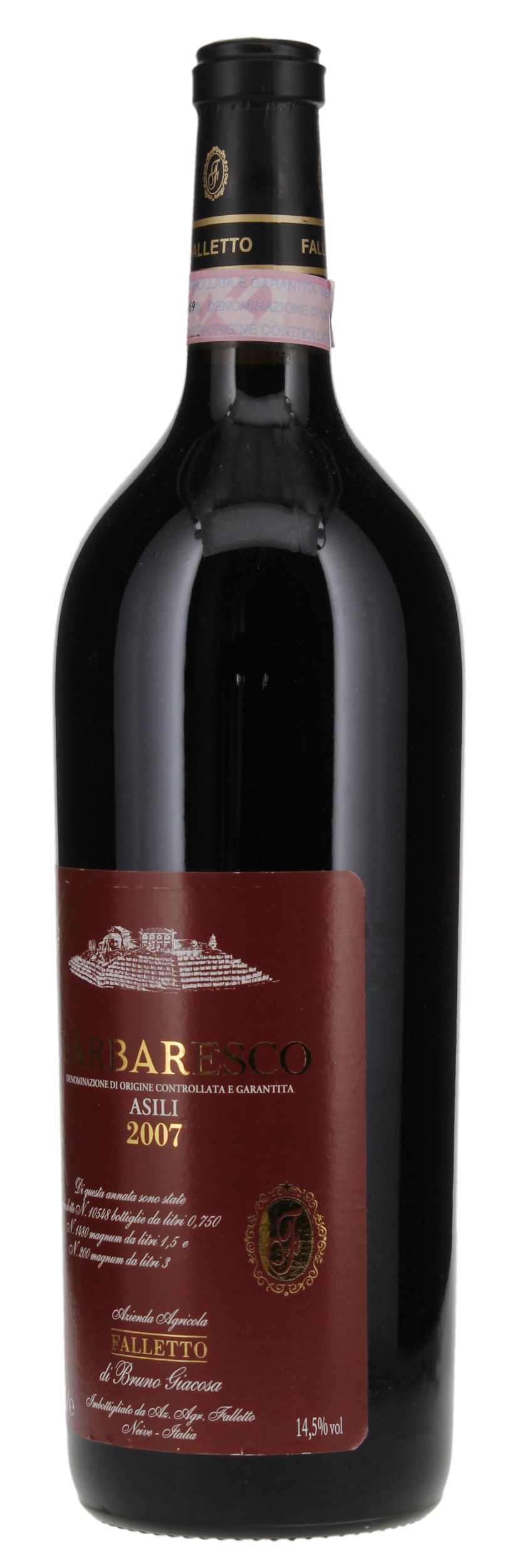 2007 Bruno Giacosa Barbaresco Falletto Asili Riserva, 1.5ltr