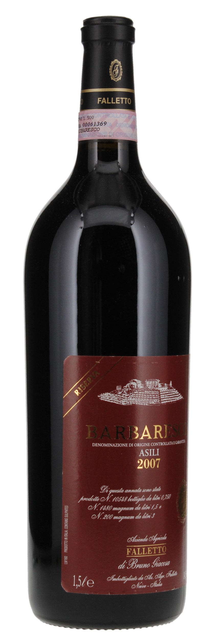 2007 Bruno Giacosa Barbaresco Falletto Asili Riserva, 1.5ltr