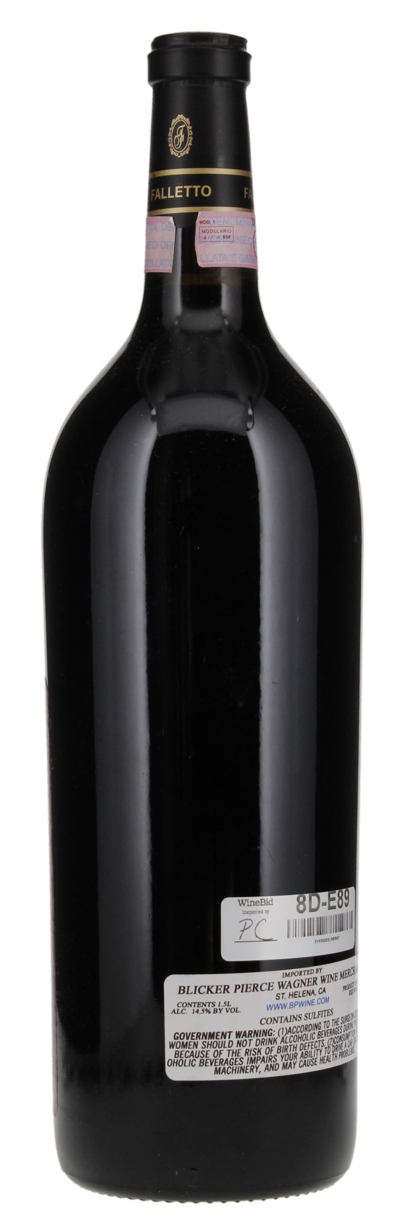 2007 Bruno Giacosa Barbaresco Falletto Asili Riserva, 1.5ltr