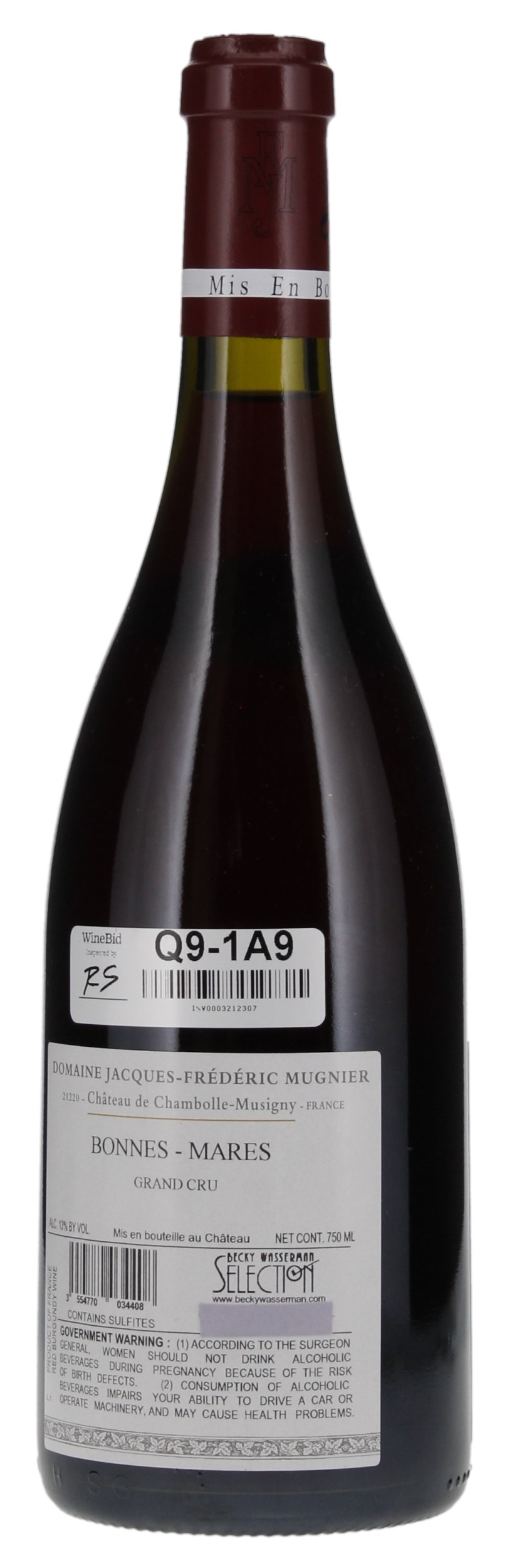 2010 J.F. Mugnier Bonnes Mares, 750ml