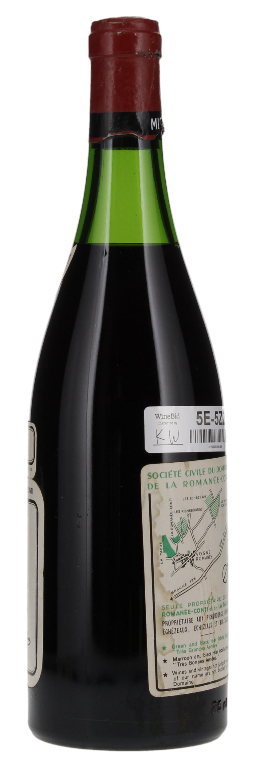 1972 Domaine de la Romanee-Conti La Tache, 750ml