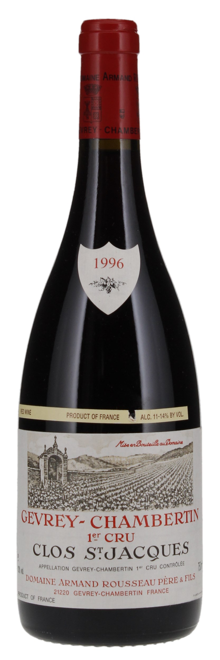1996 Armand Rousseau Gevrey-Chambertin Clos St. Jacques, 750ml