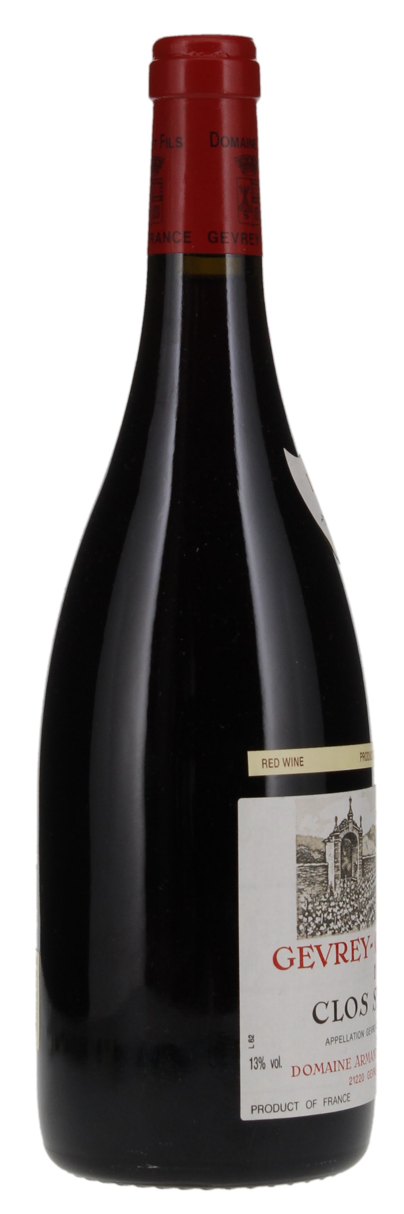 1996 Armand Rousseau Gevrey-Chambertin Clos St. Jacques, 750ml