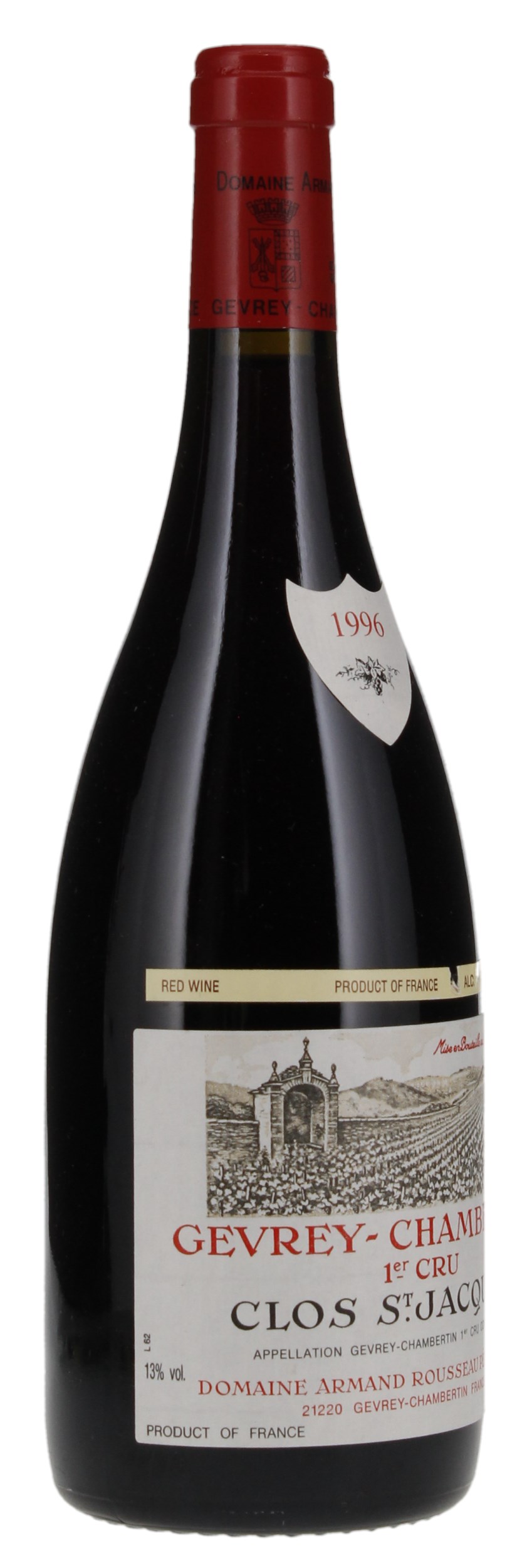 1996 Armand Rousseau Gevrey-Chambertin Clos St. Jacques, 750ml
