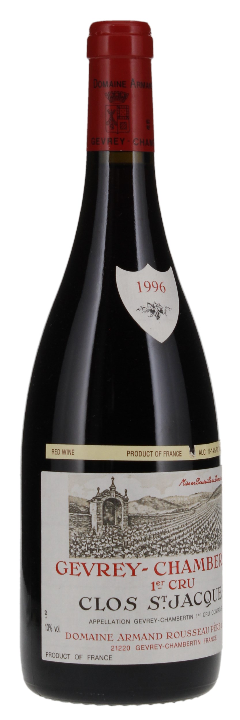 1996 Armand Rousseau Gevrey-Chambertin Clos St. Jacques, 750ml