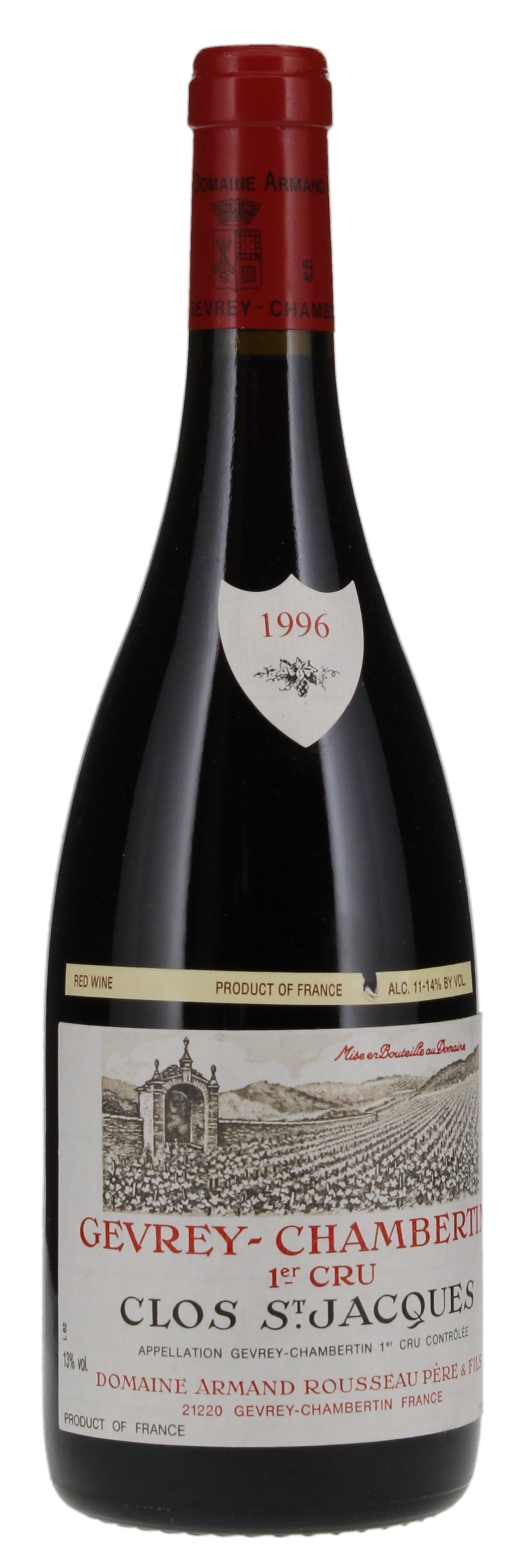 1996 Armand Rousseau Gevrey-Chambertin Clos St. Jacques, 750ml