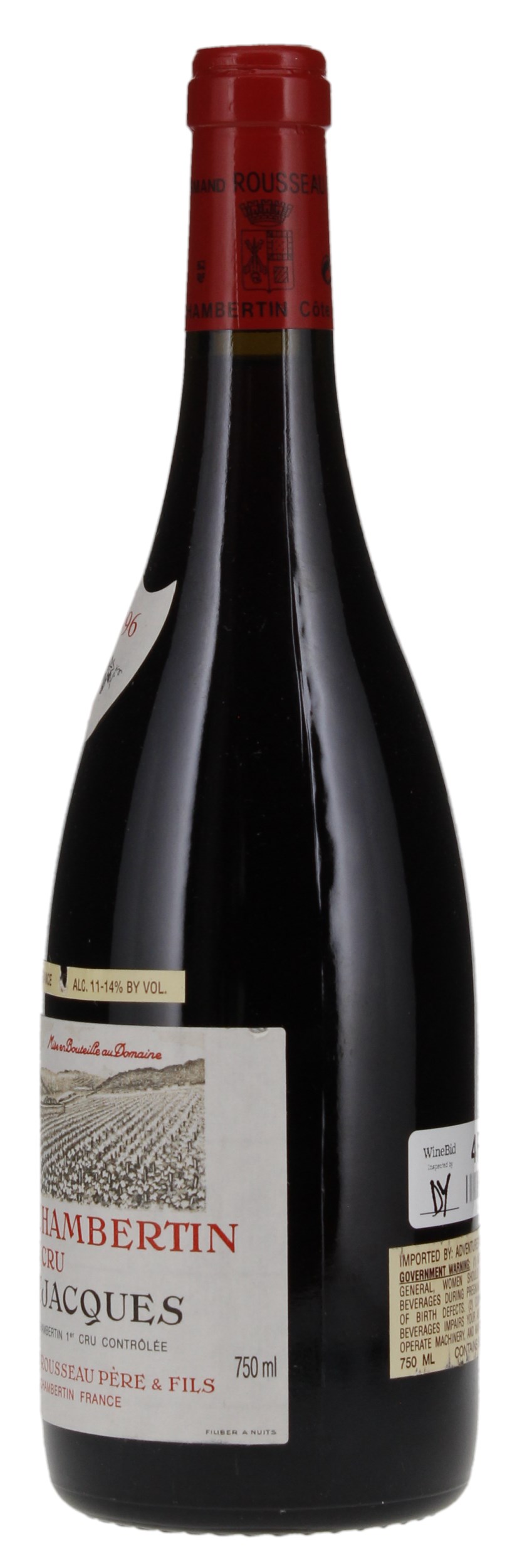 1996 Armand Rousseau Gevrey-Chambertin Clos St. Jacques, 750ml