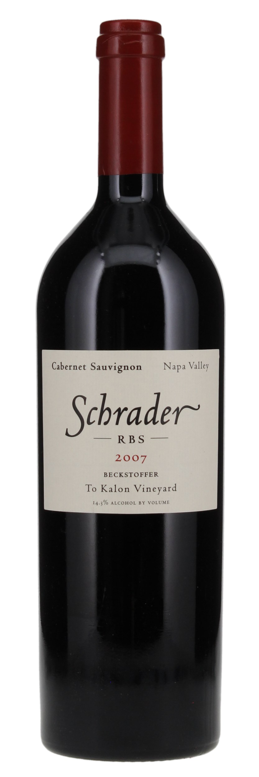 2007 Schrader RBS Beckstoffer To Kalon Vineyard Cabernet Sauvignon, 750ml