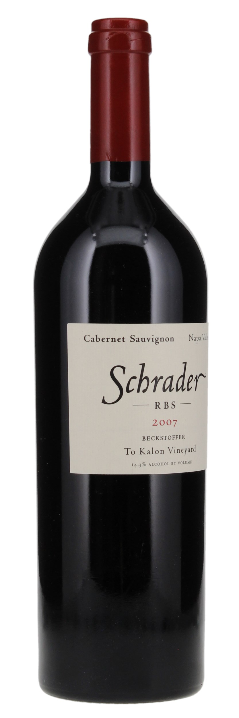 2007 Schrader RBS Beckstoffer To Kalon Vineyard Cabernet Sauvignon, 750ml